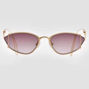 For Art's Sake London Ornate Sunglasses in Champagne